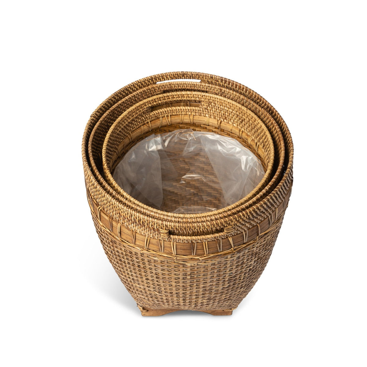 Lombok Rattan Baskets, Set of 3 style shot 2