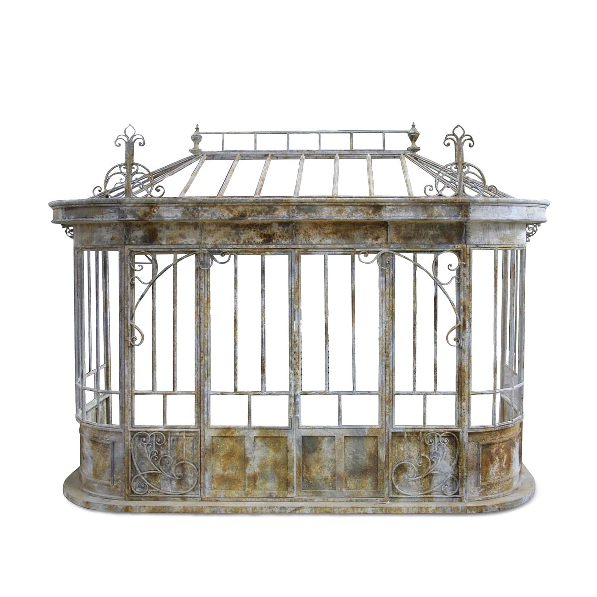 Aged Metal Conservatory Facade Framework style shot 1