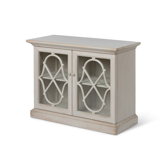 Adeline Wood Console with Glass Doors style shot 1