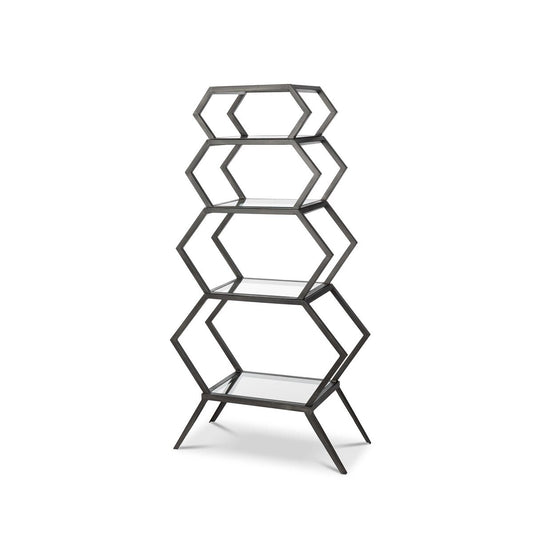 Iron Geometric Etagere style shot 1