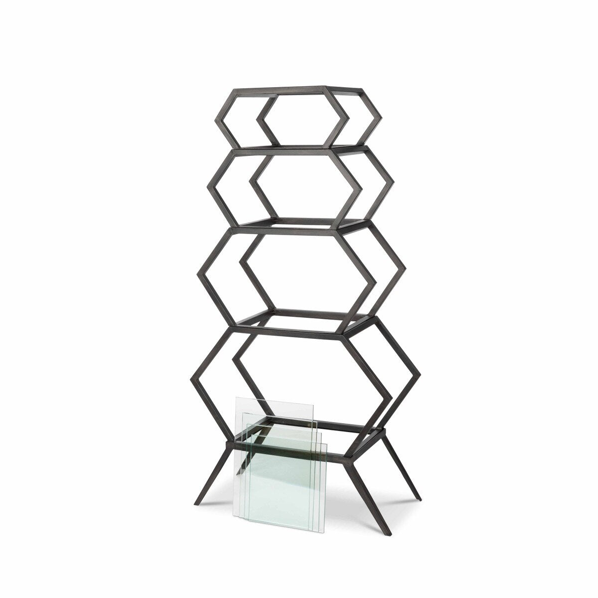 Iron Geometric Etagere style shot 2