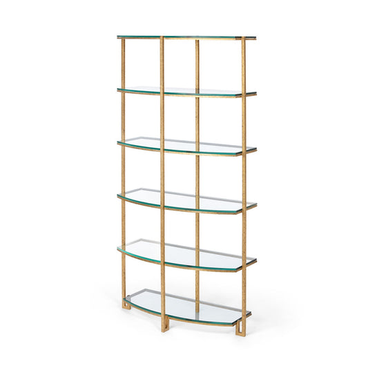 Naomi Iron and Glass Etagere style shot 1