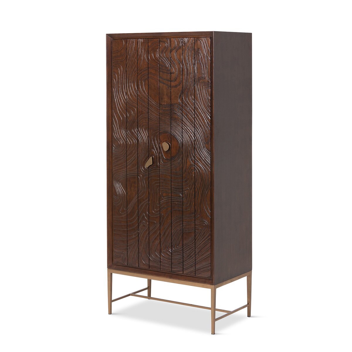 Addison Faux Bois Tall Cabinet style shot 1