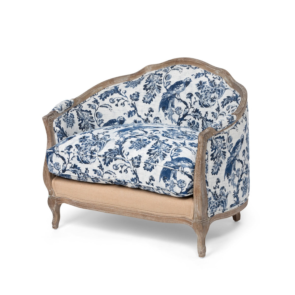 Bluebird Toile Settee style shot 1