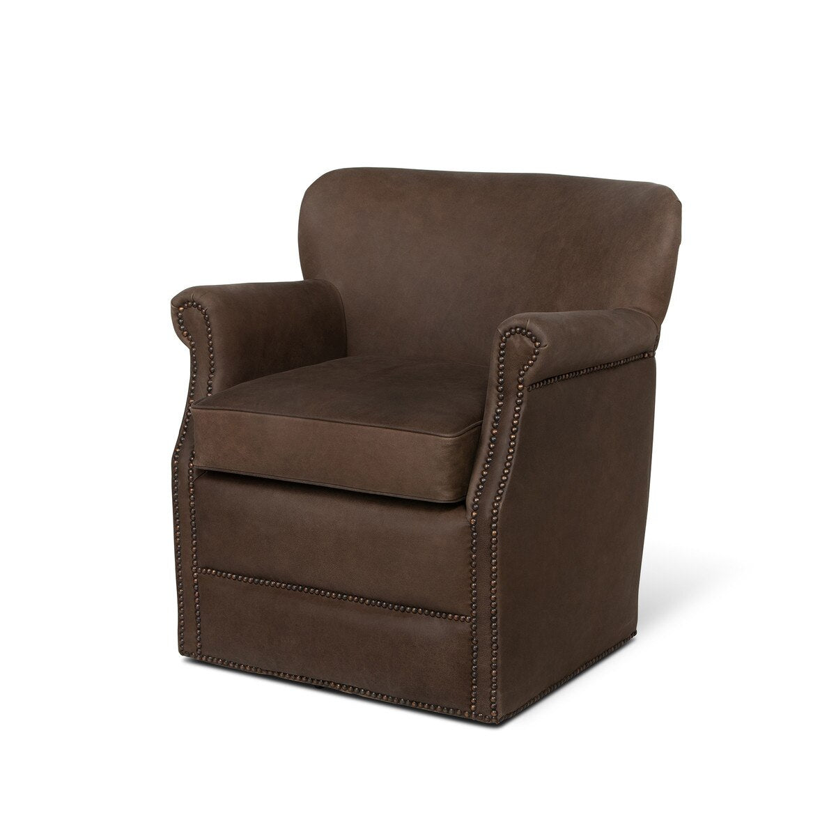 Armando Leather Chair, Morel style shot 1