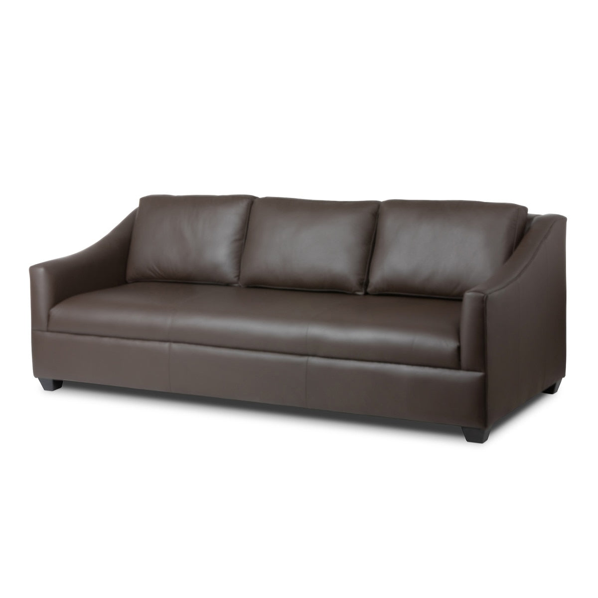 Hacienda Leather Sofa, Sable style shot 1