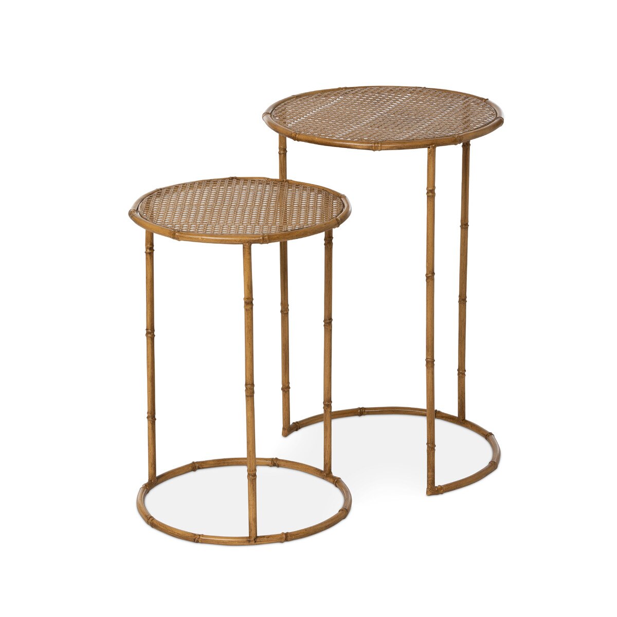 Roanoke Metal Occasional Nesting Tables, Set of 2 style shot 1