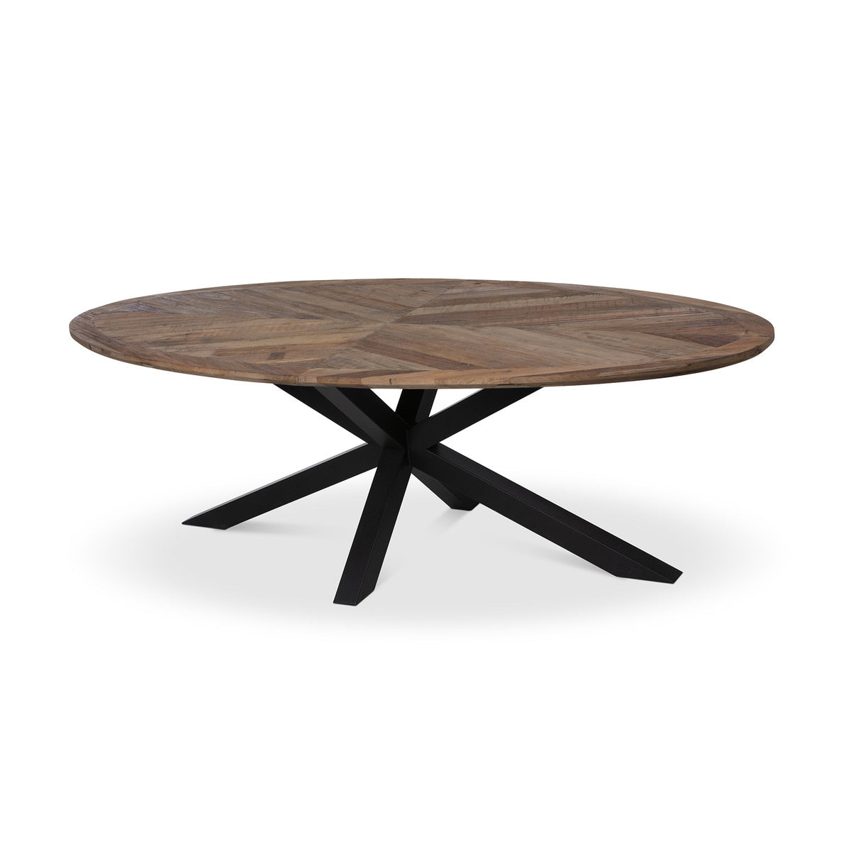 Nolan Crossed Leg Oval Dining Table