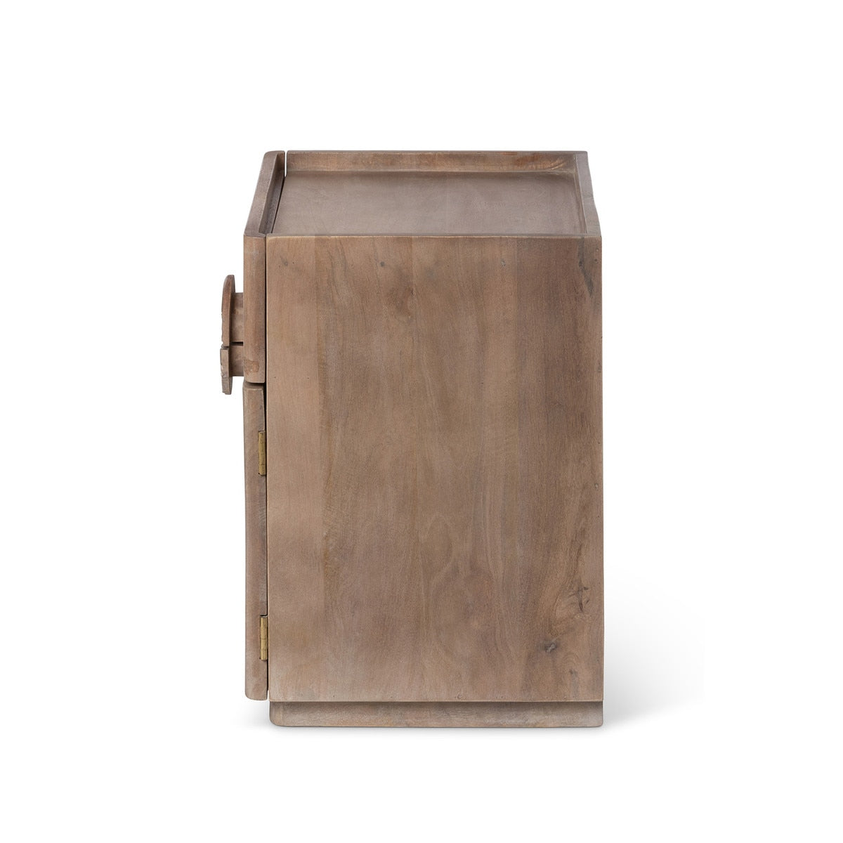 Rosette Hand Carved Wooden Side Table style shot 2