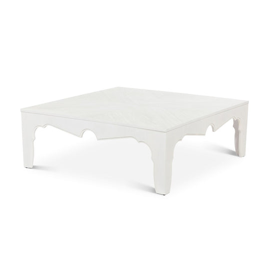 Island Manor Cocktail Table, Whitewash style shot 1