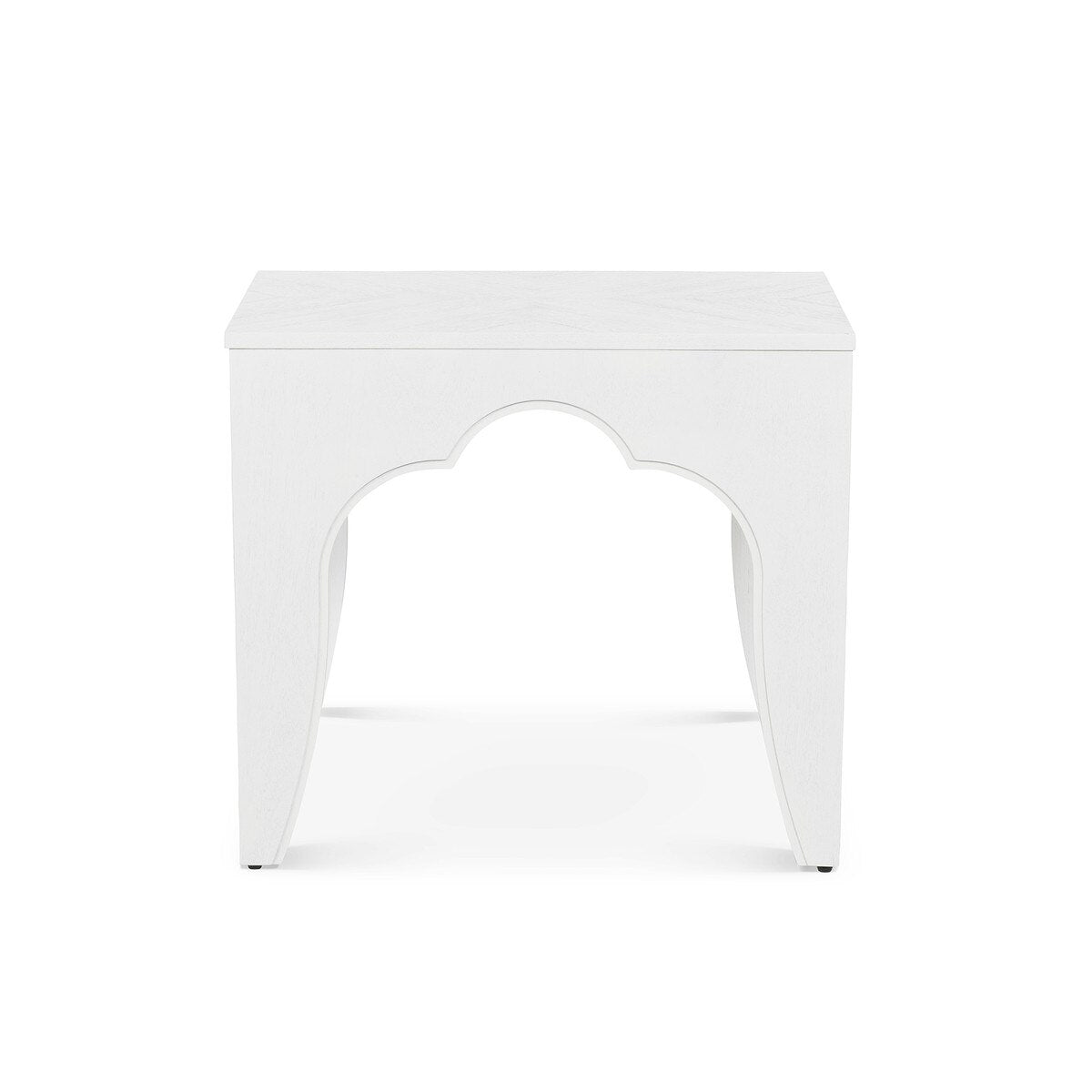 Island Manor End Table, Whitewash style shot 2