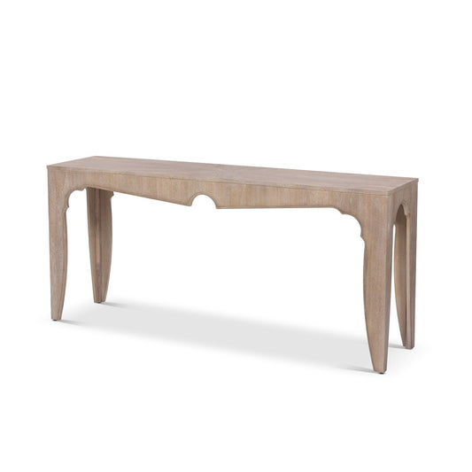 Island Manor Console  Table, Driftwood style shot 1