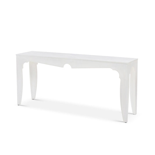 Island Manor Console  Table, Whitewash style shot 1