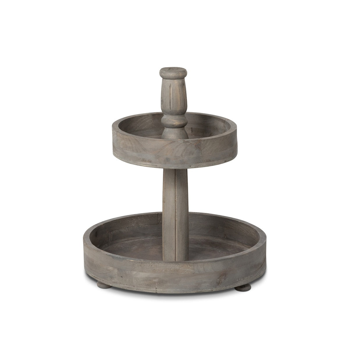 Wooden 2-Tiered Plant Stand style shot 1