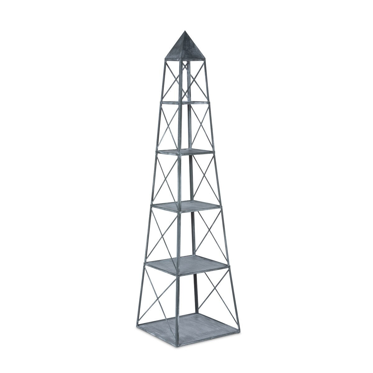 Stackable Galvanized Obelisk style shot 1