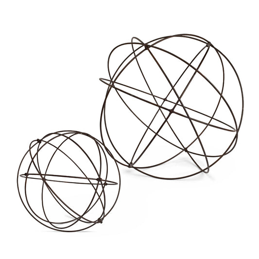 Wire Garden Spheres, Set of 2 style shot 1