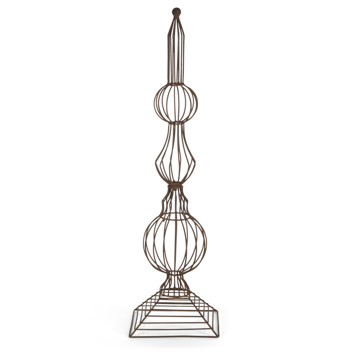 Wire Finial Obelisk style shot 1