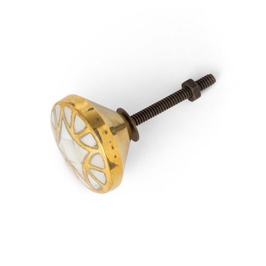 Mother of Pearl and Brass Knob style shot 1