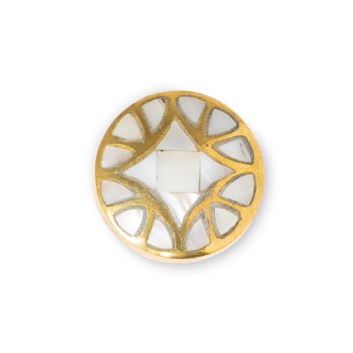 Mother of Pearl and Brass Knob style shot 2