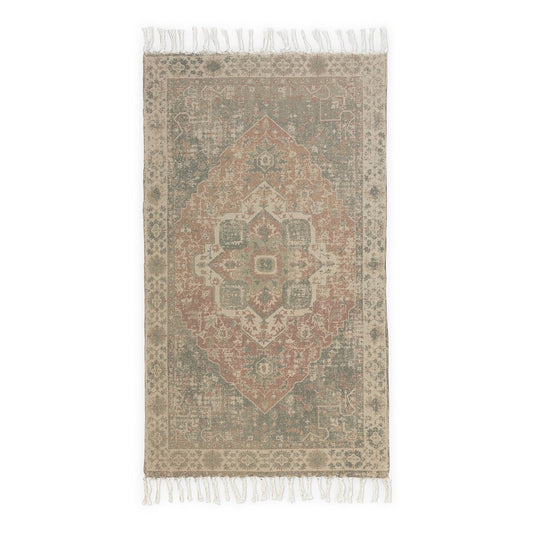 Cotton Printed Rug, Tamarind, 3' x 5' style shot 1