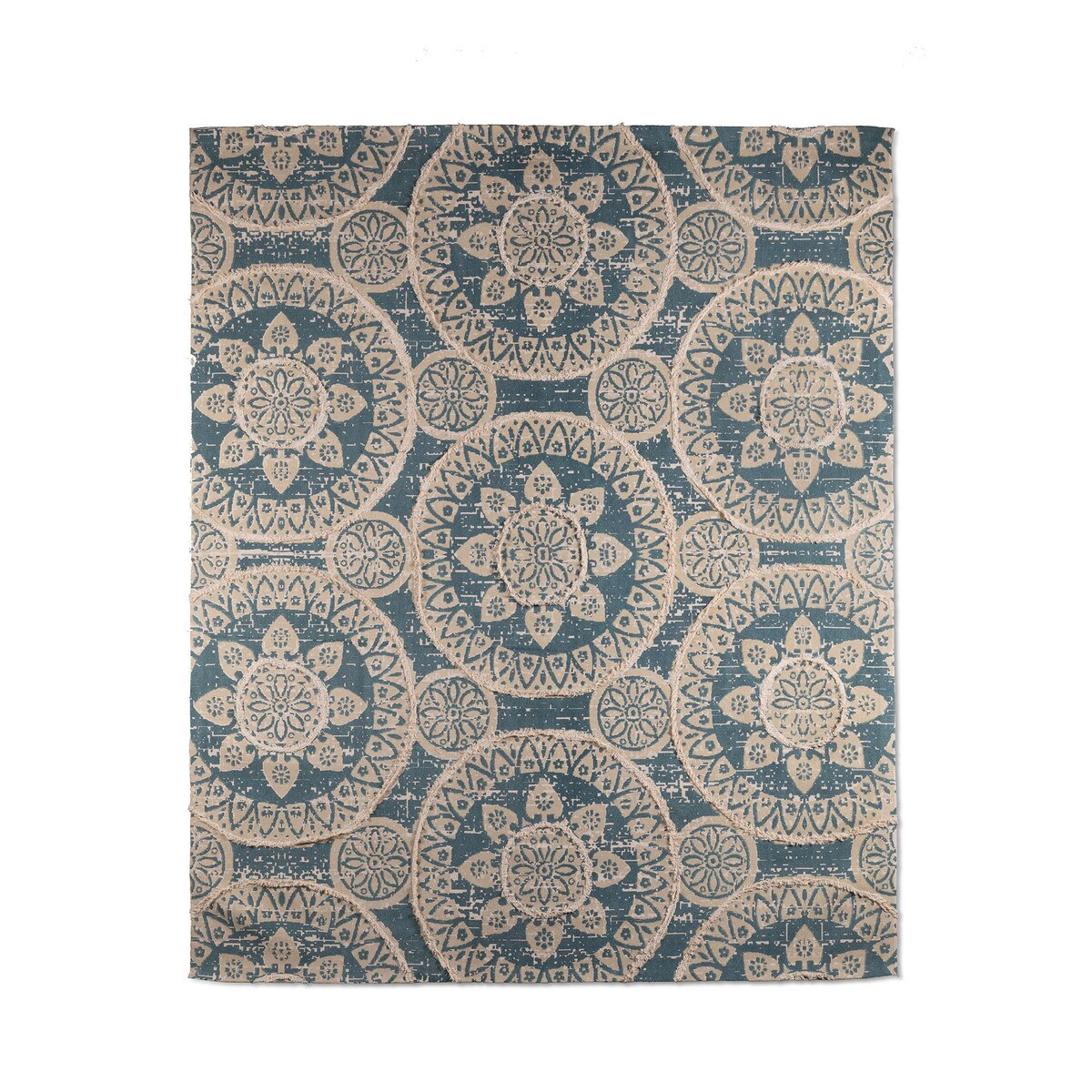 Nuevo Pattern Hand Woven Rug, 8' x 10' style shot 1