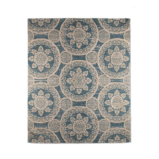 Nuevo Pattern Hand Woven Rug, 8' x 10' style shot 1