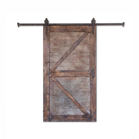 Sliding Barn Door with Rail Hardware style shot 1