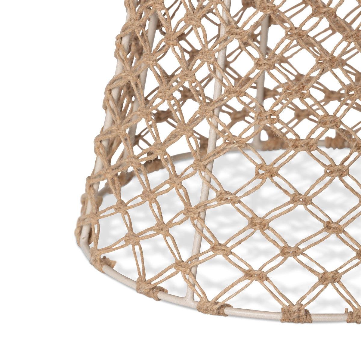 Aruba Jute Woven Cone Pendant style shot 2