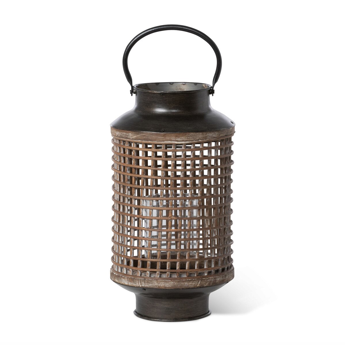Wooden Mesh Round Lantern style shot 1