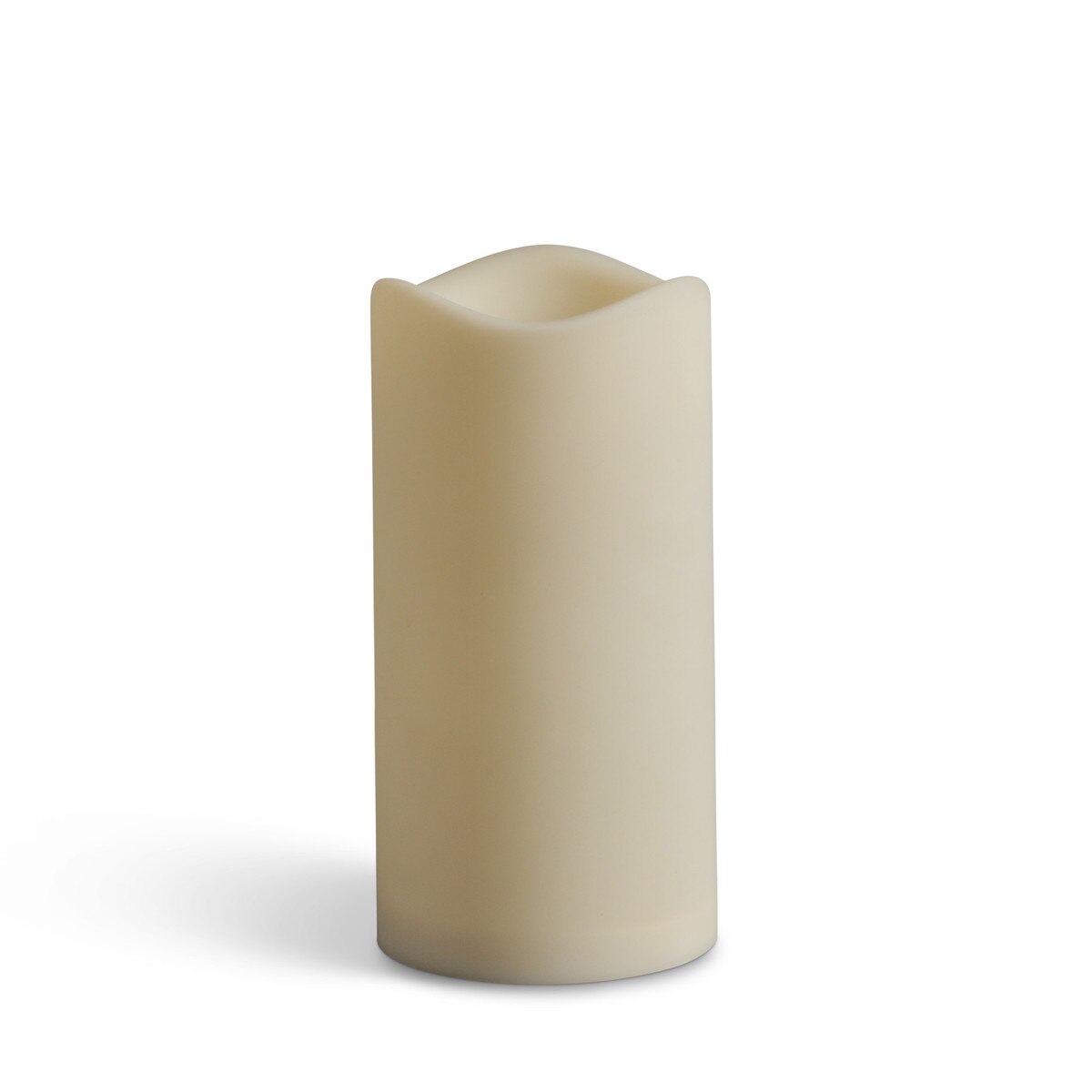 Indoor/Outdoor Flickering Flameless Pillar Candle, 3"x6" style shot 1
