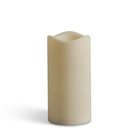 Indoor/Outdoor Flickering Flameless Pillar Candle, 3"x6" style shot 1