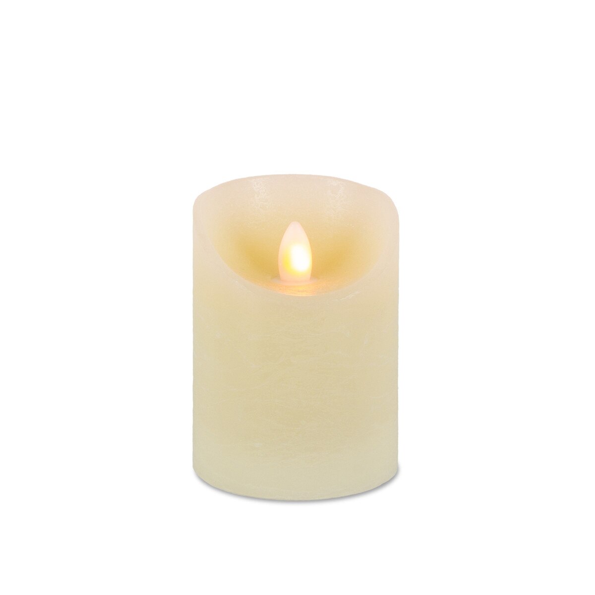 Aurora Flameless Pillar Candle, 3"x4" style shot 1