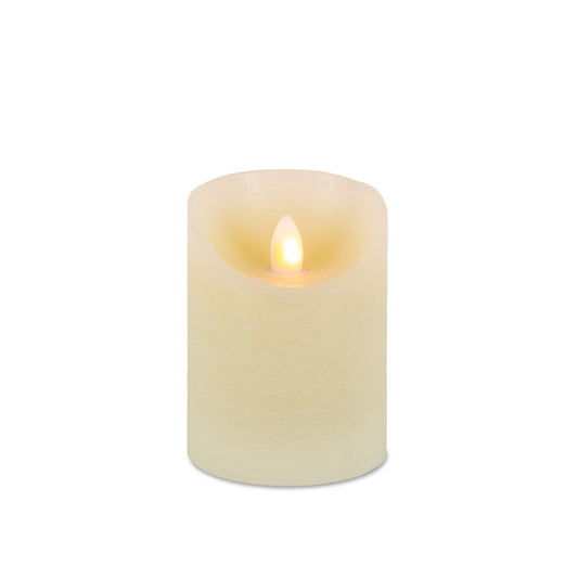 Aurora Flameless Pillar Candle, 3"x4" style shot 1