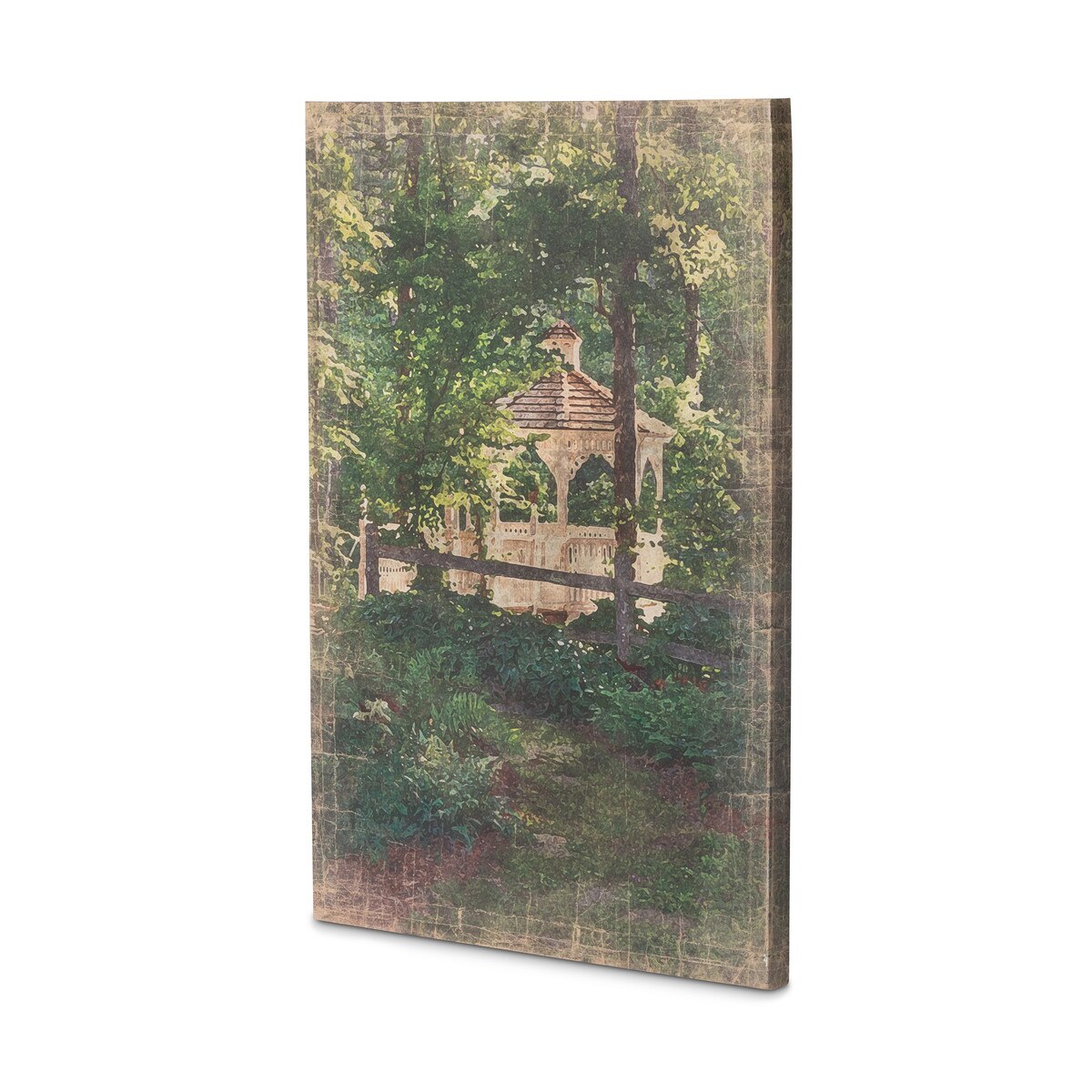 Secret Garden Gazebo Print on Canvas style shot 2