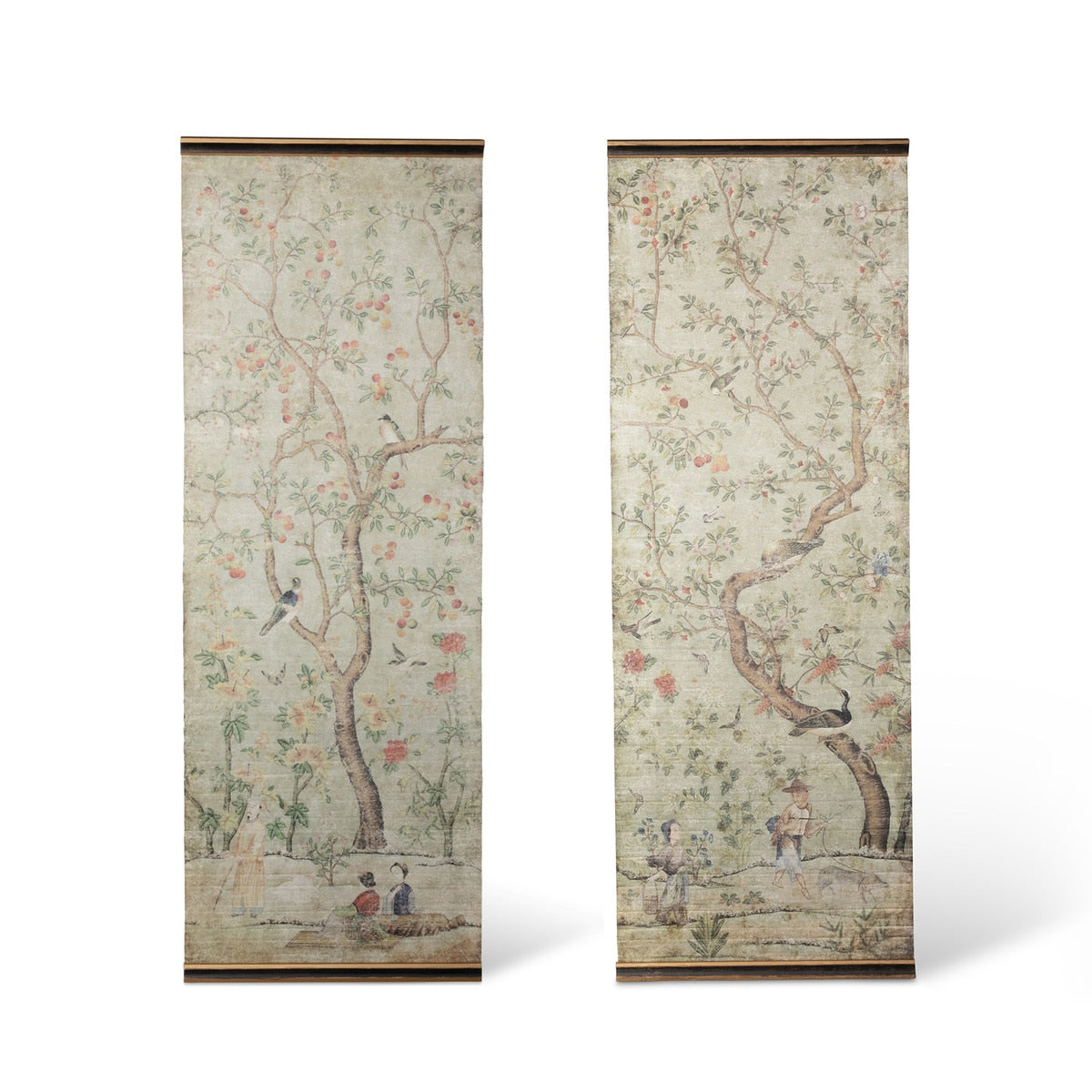 Chinoiserie Pattern Wall Hanging Pair, 2 Assorted Styles style shot 1