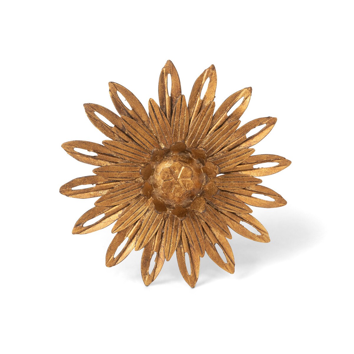 Aged Copper Wall Sunflower, Small style shot 1