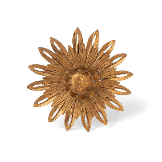 Aged Copper Wall Sunflower, Small style shot 1