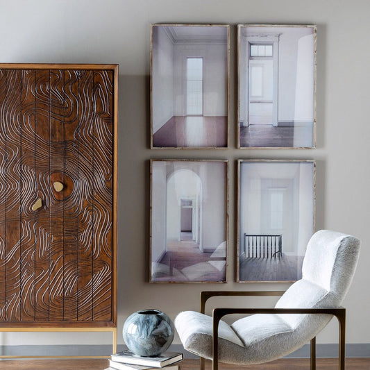 Vestibule Framed Prints, 4 Assorted Styles