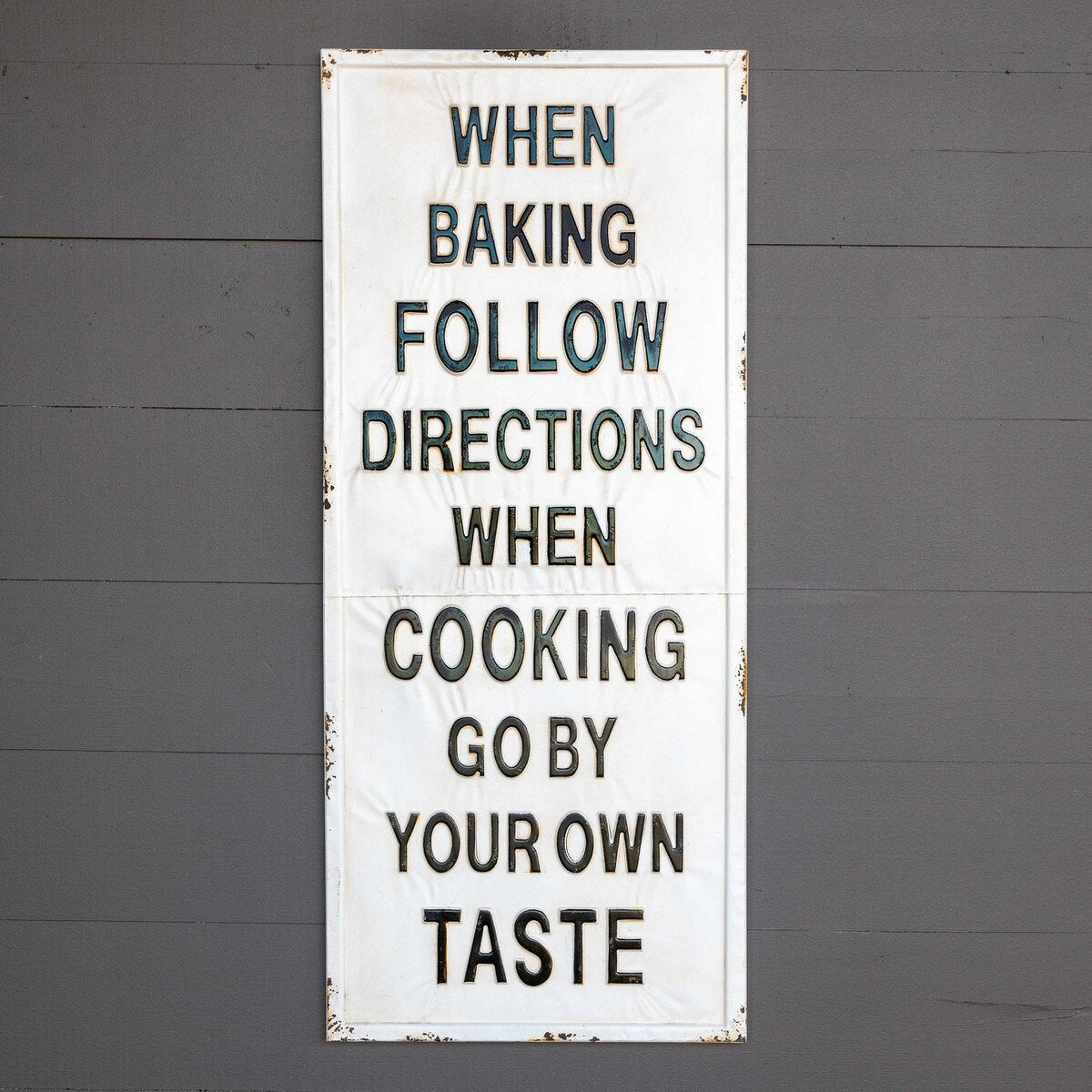 Metal Cooking Sign