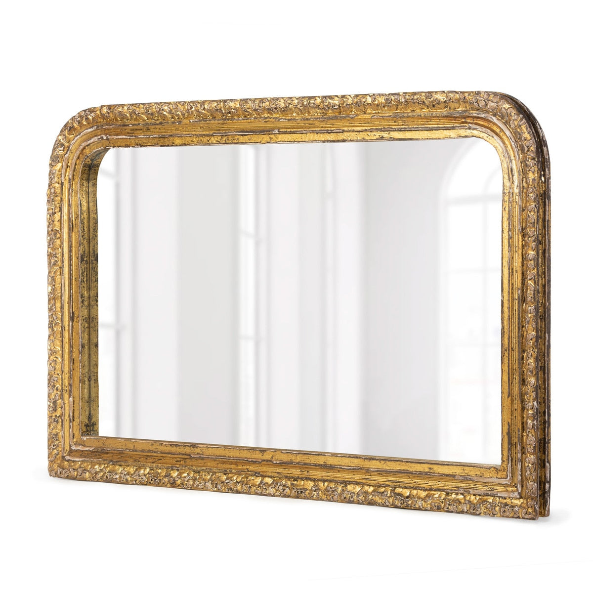 Carved Wood Entry Mirror style shot 1