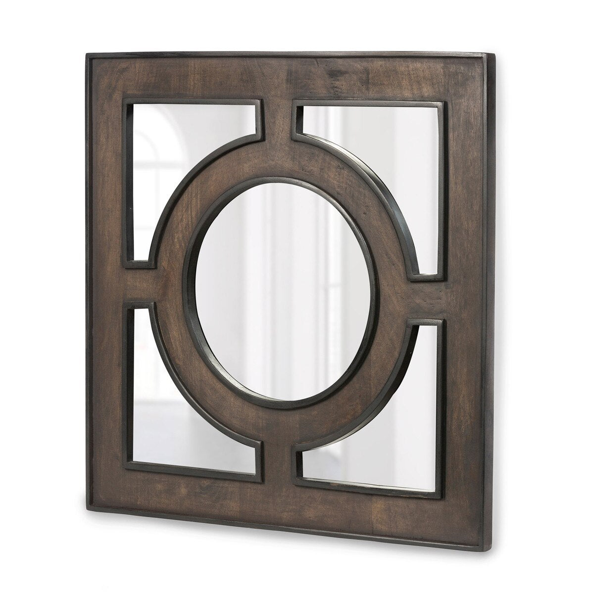 Wooden Portal Square Mirror style shot 1