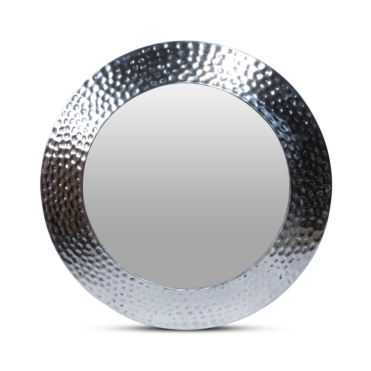 Hammered Pewter Portal Mirror, 24" style shot 1