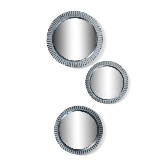 Round Fluted Mirrors , Set of 3 style shot 1