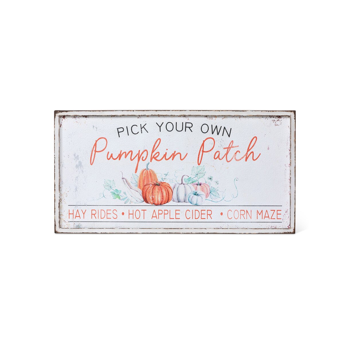 Pumpkin Patch Iron Sign style shot 1