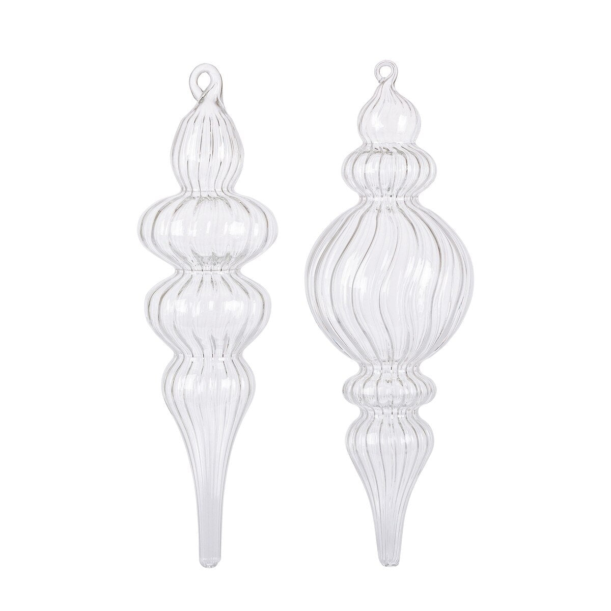 Arctic Frost Finial Ornament, Set of 2 style shot 1