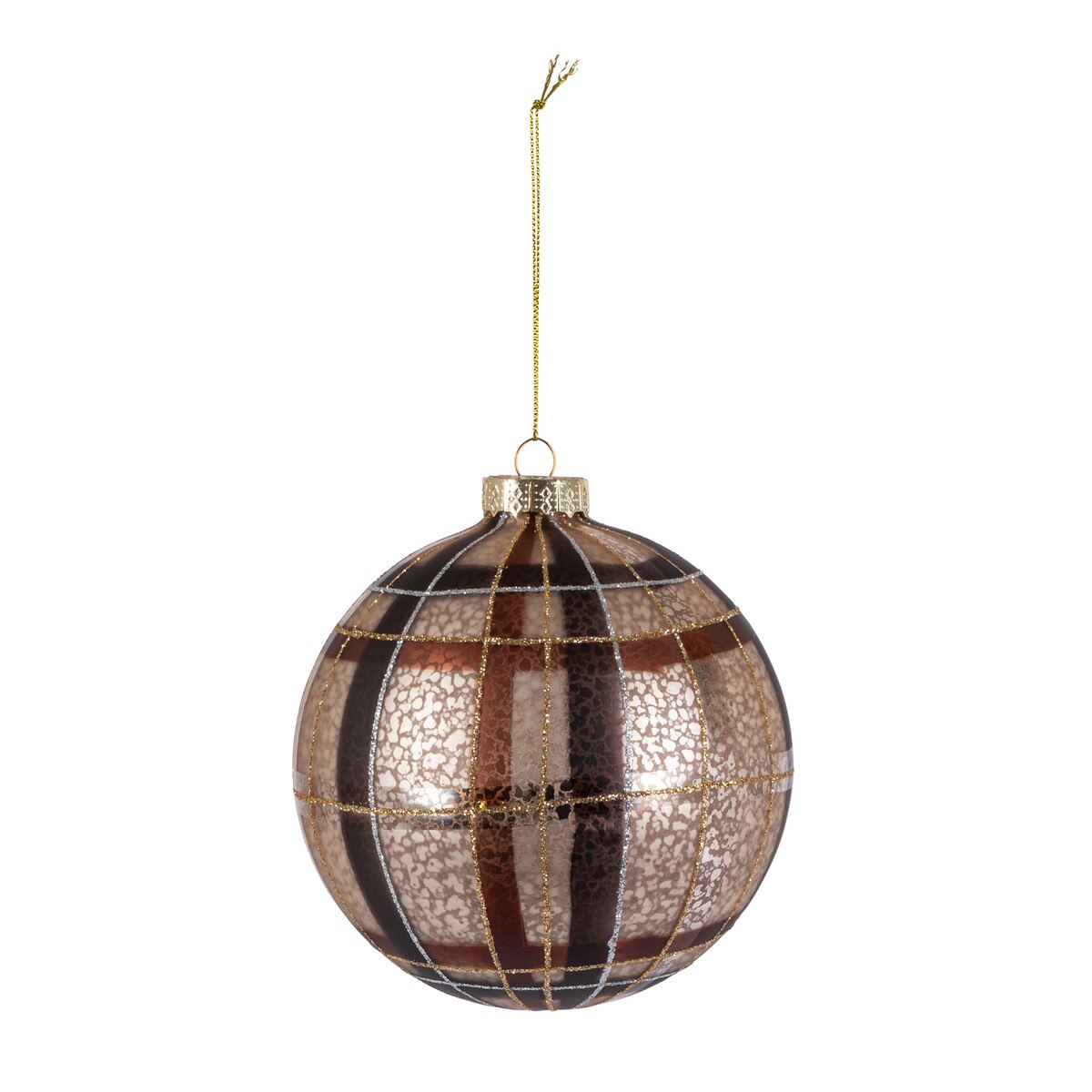 Plaid Mercury Ornament style shot 1