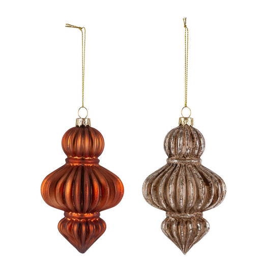 Copper Finial Ornament, 2 Assorted Styles style shot 1