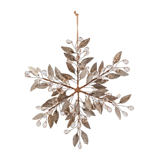 Metal Snowflake Ornament style shot 1