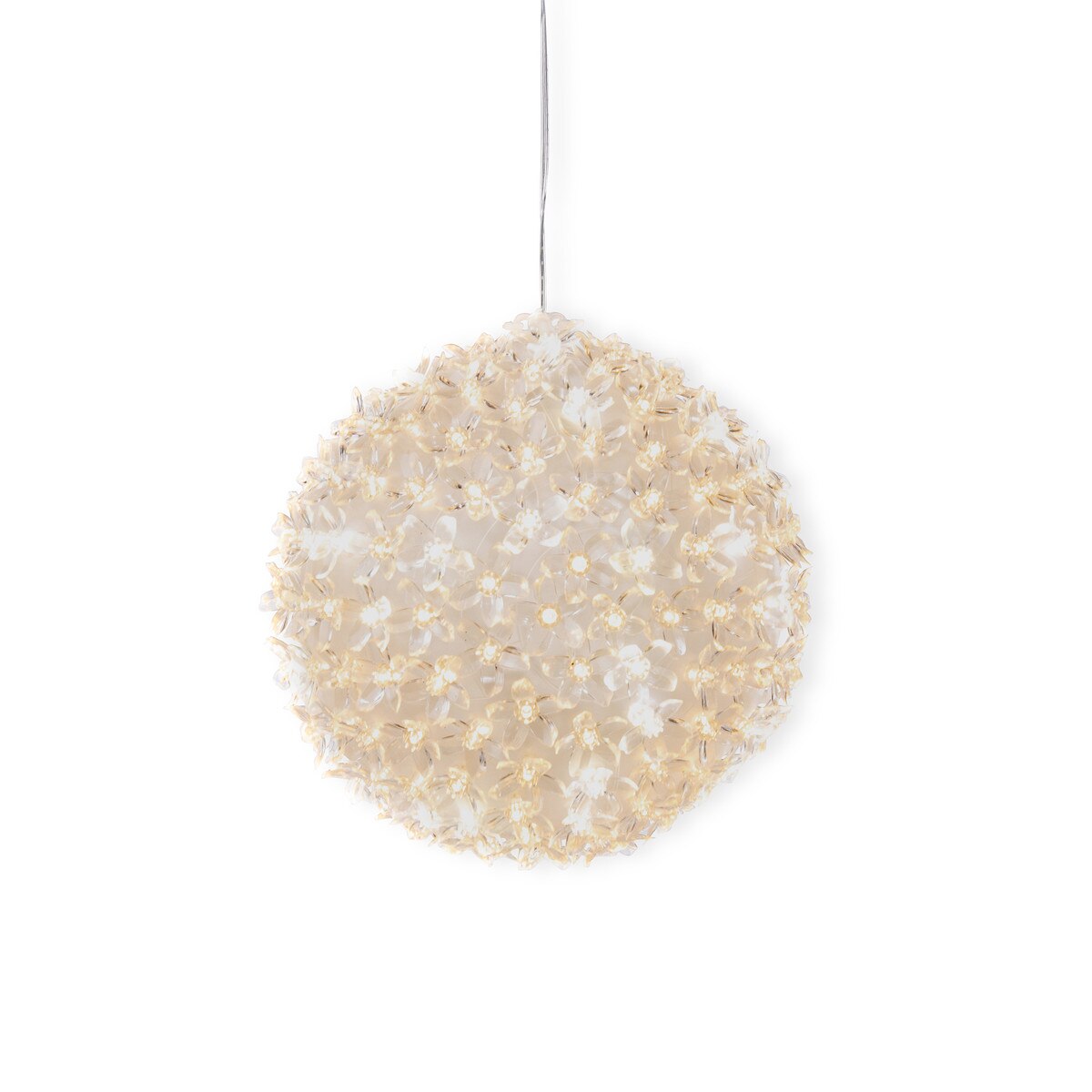 Lit Floral Sphere, Medium style shot 1