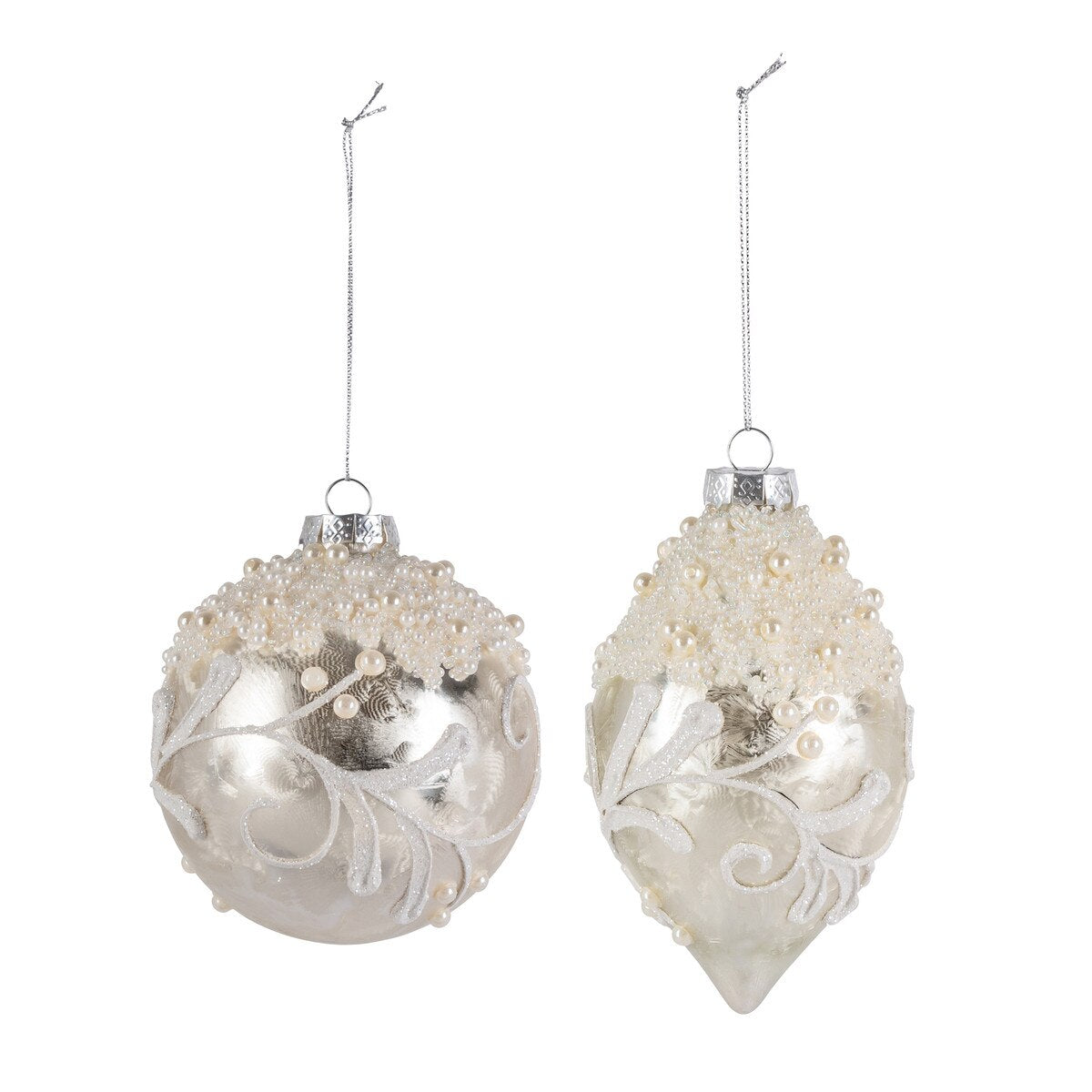 Vintage Swirl Ornament, 2 Assorted Styles style shot 1